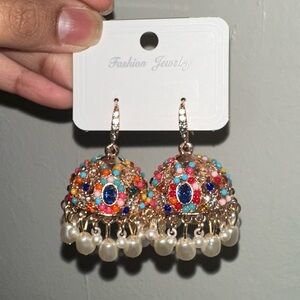 Colorful Earrings Jhumkas